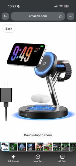 Brand new 3 in 1 Mag-Safe Wireless Charger Stand for iPhone Apple Watch AirPods