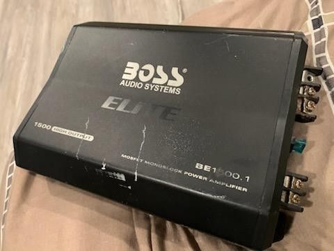 Boss Elite Car Amplifier