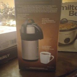 Mr Coffee Pump Pot 2.3 Qt