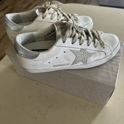 Used golden goose hotsell sneakers for sale