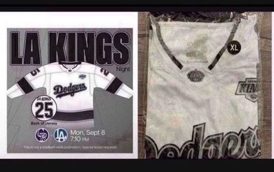 Dodgers 2025 LA Kings Night Jersey SGA Monday 9/8/25 SIZE XL