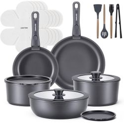 20 Pcs Pots and Pans Set Non Stick