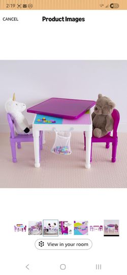 Toddler lego table