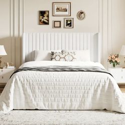 Queen Bed Frame NEW IN BOX white