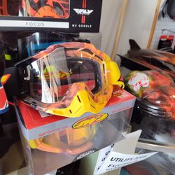 FMF Off-road Dirt Bike ATV Goggles With A Clear Lens Fire Design 3 Days Special Deal Only $25