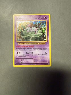 Pokémon TCG holo mew 53 evolutions