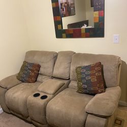 Loveseat Dual Recliner 