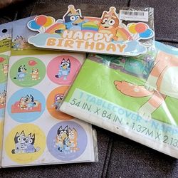 Bluey Birthday Party Supplies 