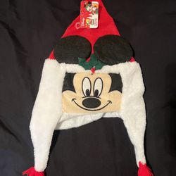 Kids Mickey Santa Hat