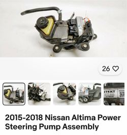 2015–2018 Nissan Altima Power Steering Pump Assembly.