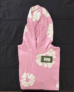 Denim Tears Cotton Wreath Hoodie Pink Size M