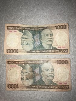 BRAZIL BANKNOTE 1000 CUZEIROS
