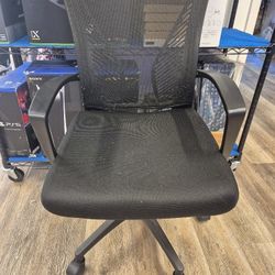 NEO CHAIR Office Desk Computer Chair Ergonomic Mesh Gaming Mid Back Seat with Comfy Lumbar Support Adjustable Height Swivel for Home Task (Black) $20