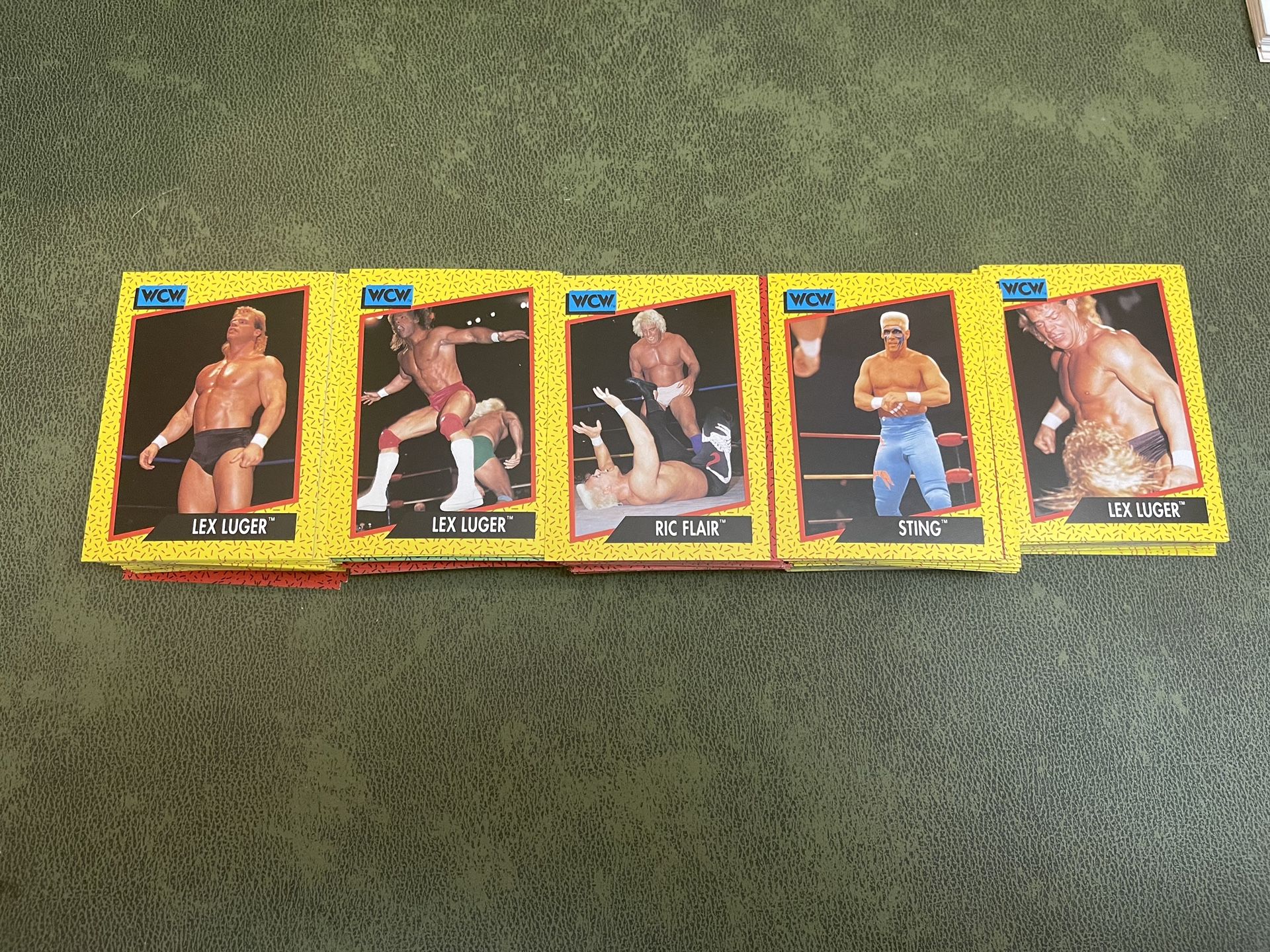 Lot Of (contact info removed) Impel WCW Wrestling Cards