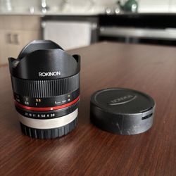Rokinon 8mm f/2.8 UMC Fisheye II lens for Fujifilm X Mount