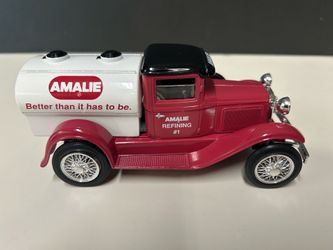 Amalie Oil Ford Model A Die-Cast Tanker Truck Bank