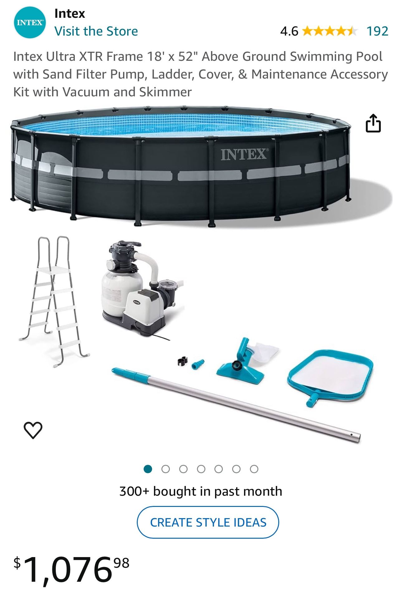 Intex Ultra Xtr Frame Pool Set