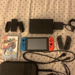Nintendo Switch + Nintendo switch case 