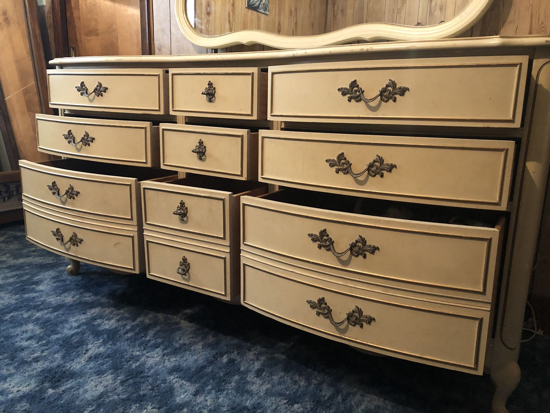 French Provincial Twin Bedroom Set