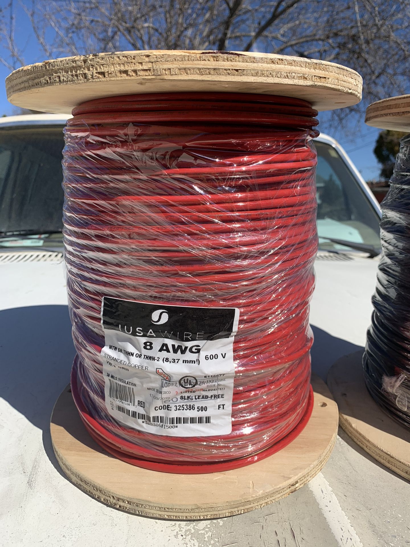 8 awg 600v wire 500ft
