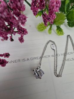 Y2K Juicy Couture Heart Now Necklace
