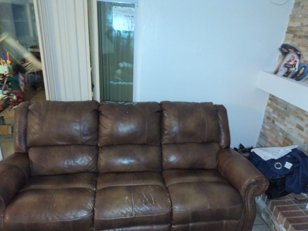 Sofa Couch 3 Seat Two Seat Recline