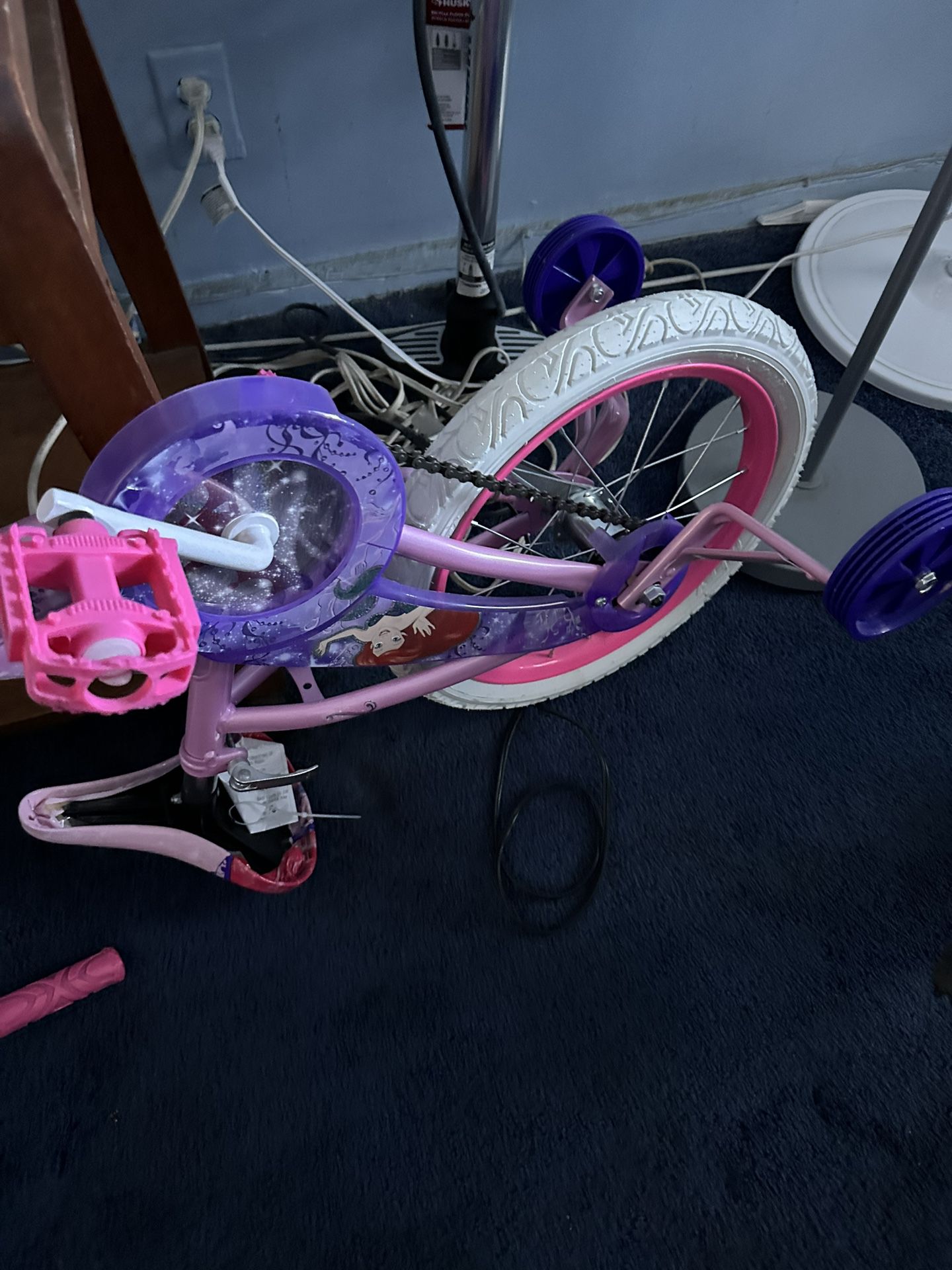 Girls Little Mermaid Bike