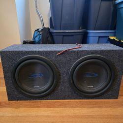 Alpine 10 Inch Subwoffer and Amplifier 