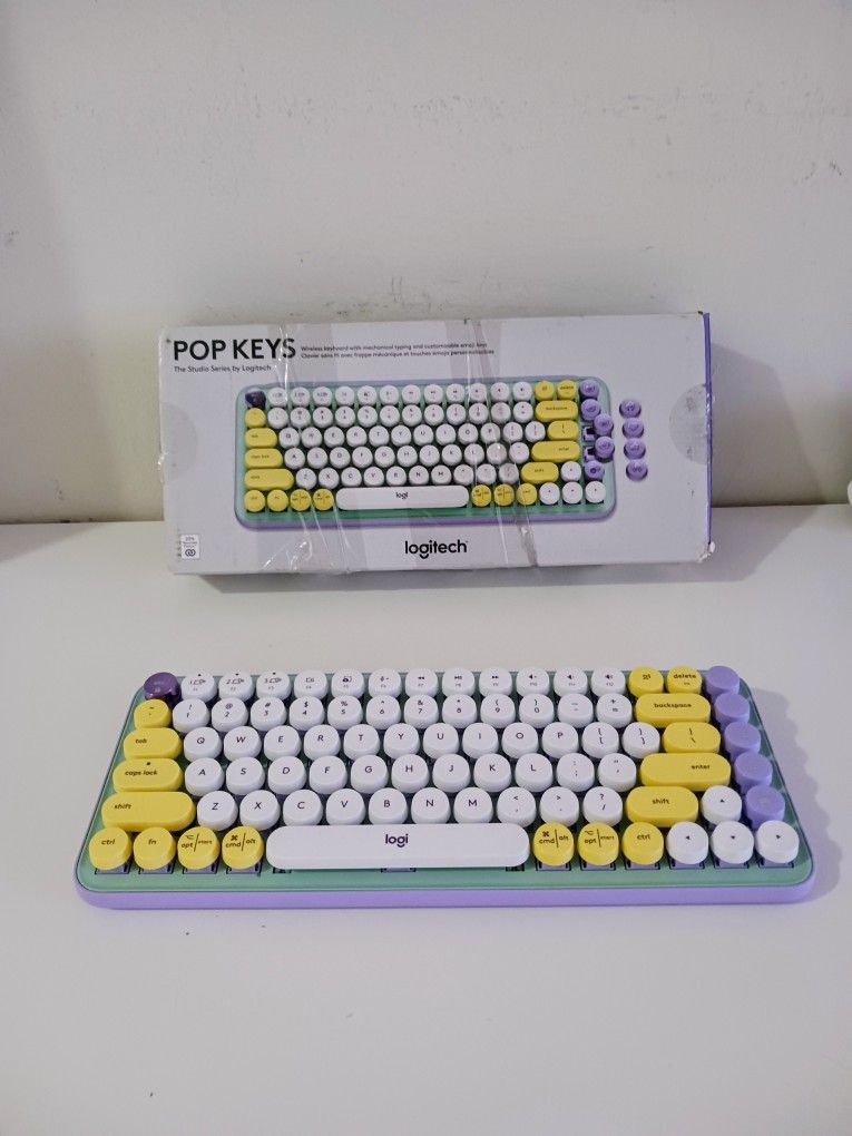 Logitech POP Keys Wireless Mechanical Emoji Keyboard Daydream NEW foe Windows and Mac and Chrome.
Only 40 dollars (it costs 110 dollars).
I can meet i