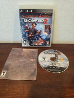 PS3 Uncharted 2 Among Thieves Game of the Year Edition ~ For Sony PlayStation 3