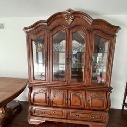Dining room show case real solid wood