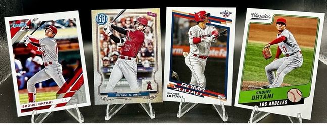Shohei Ohtani Card Lot (4) 2019-2022 LA Angels (NM/M)