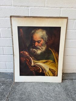 "Bust of the Apostle Thomas" by Sir Anthony van Dyck print.