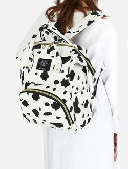 Cute Cow Print Diaper Backpack