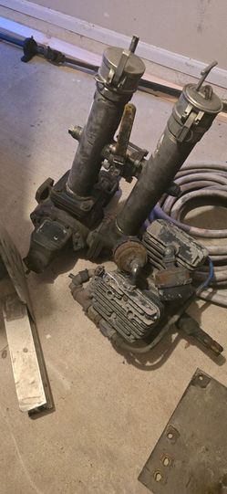 Air compressor pump, installation rack, PTO, PTO-to-pump connection, and hose rack—all for $2,000.