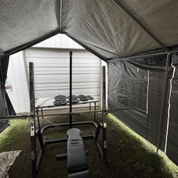 Benchpress+squat rack+lat pulldown+leg extension