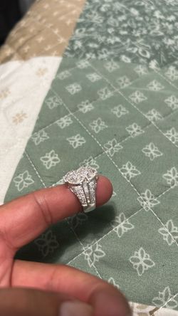 7” Ring mosanite diamond