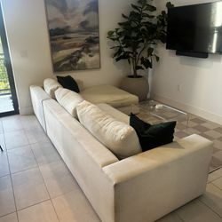 Crate & Barrel Sectional Couch 