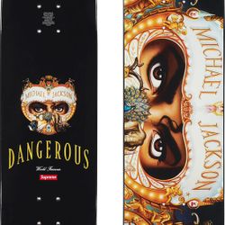 WTB Supreme Michael Jackson Dangerous Skateboard Deck