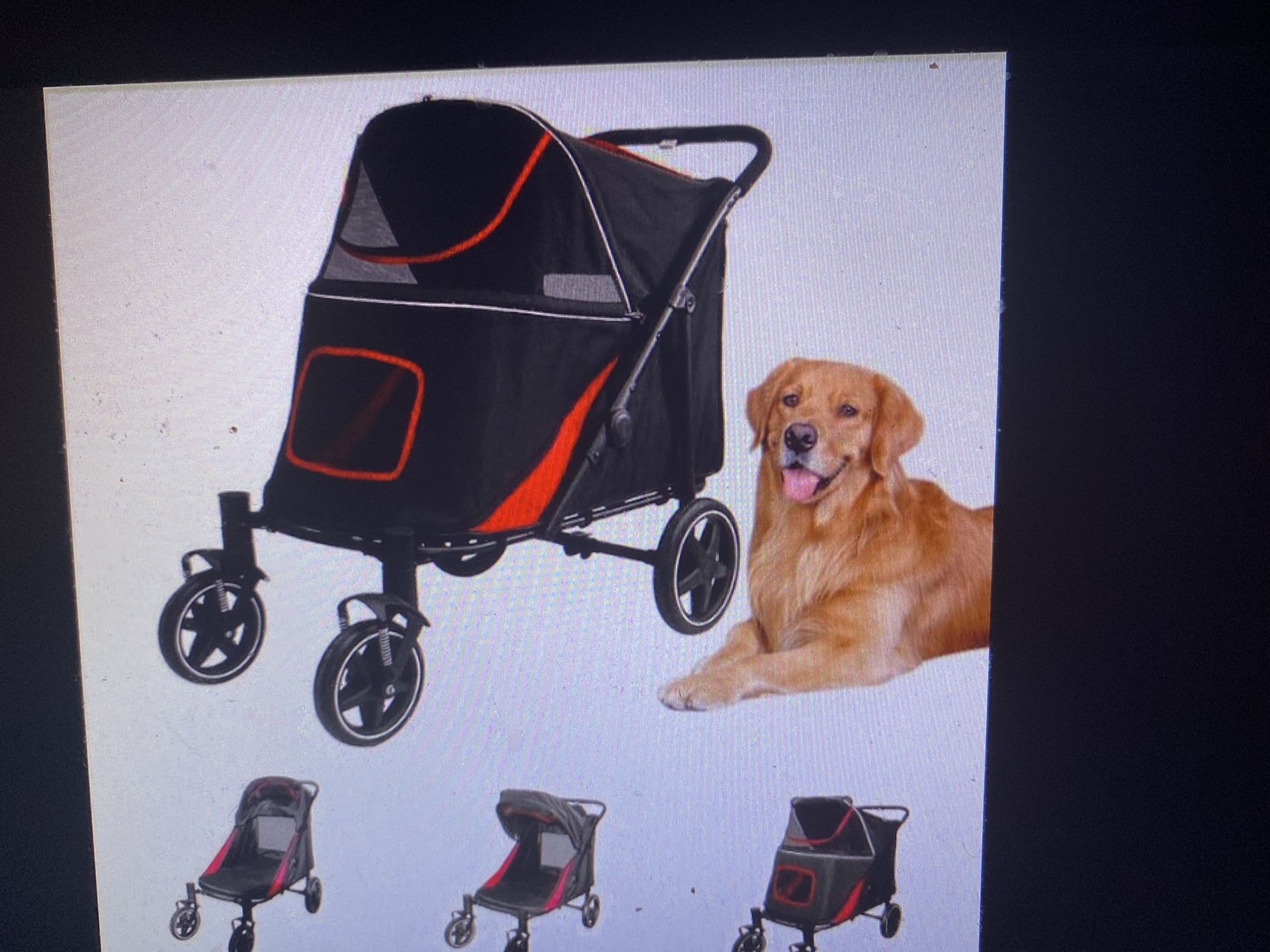 Foldable Doggy Stroller For Med & Lg Dog (new)