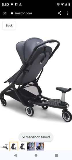  Bugaboo Butterfly Comfort Wheeled Board +, Compatible with Bugaboo  Butterfly Pushchair, Buggy Board with Removable Seat for Toddlers, Sit and  Stand Option and Flexible Board Position : Baby