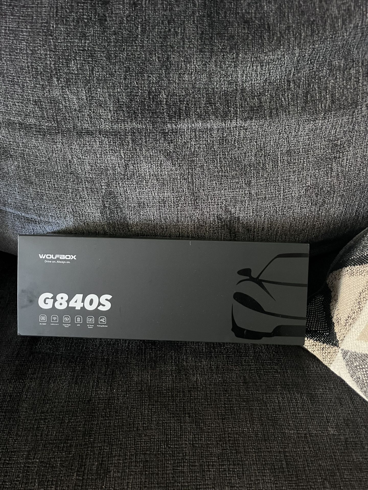 WOLFBOX G840S 12" 4K Mirror Dash Cam