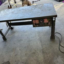 Metal Desk/ Work Table 