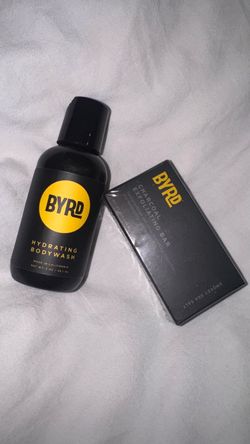 BYRD Hydrating Body Wash & Charcoal Exfoliating Bar Set