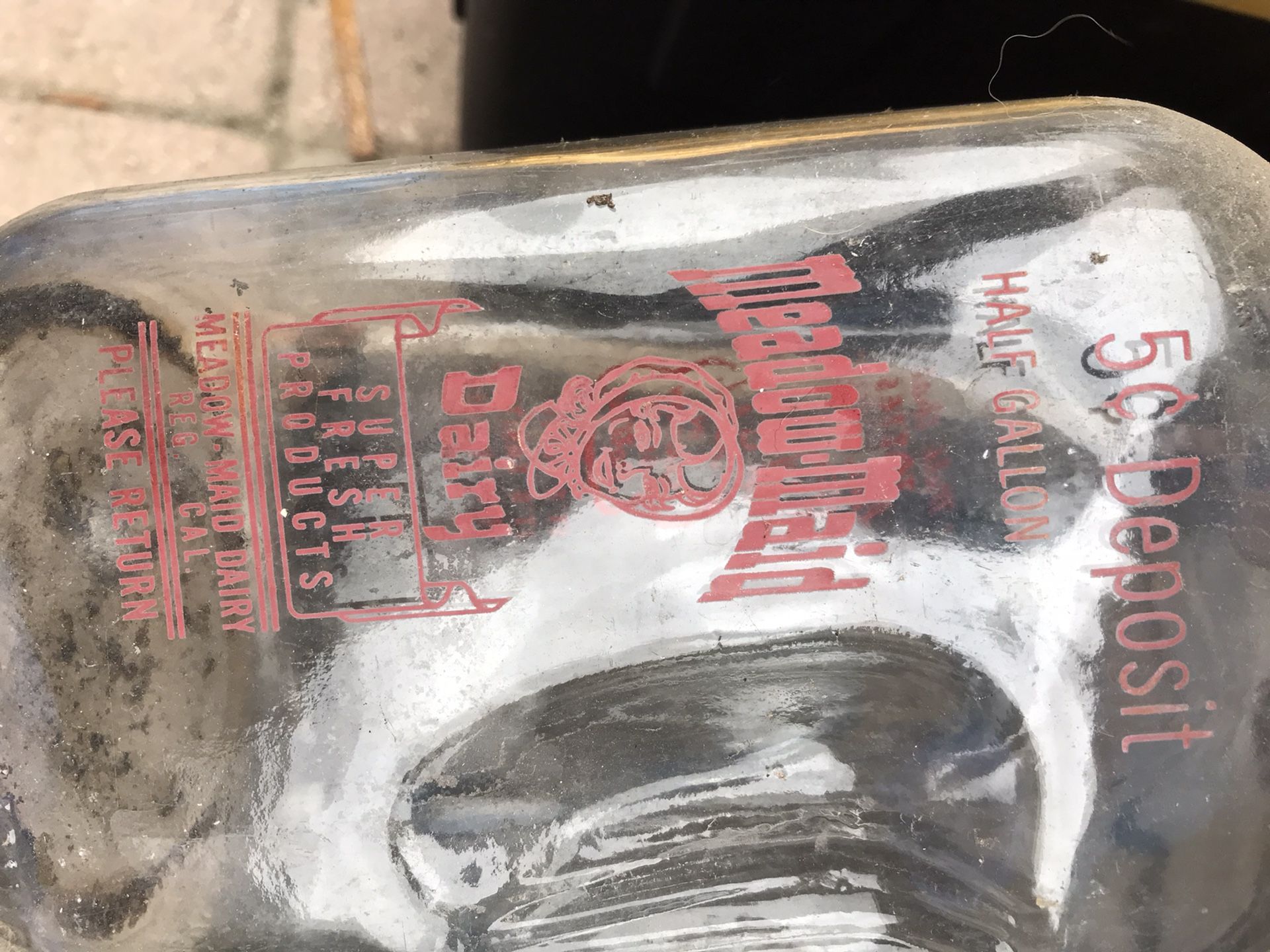 Vintage Milk Bottles