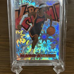 24-25 Panini-Revolution MVP Shai Gilgeous-Alexander KABOOM case Hit Card 