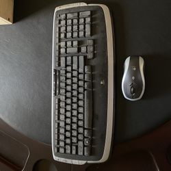 Wireless keyboard and wireless mouse