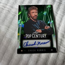 Chuck Norris 2025 Leaf Pop Century certified autograph card 1/1
