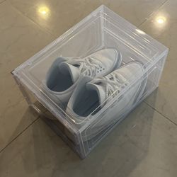 Clear Shoe Boxes (quantity 6)