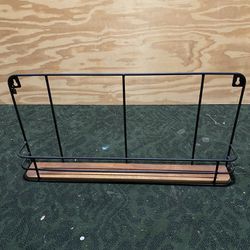 Magnolia Market Metal Wood Hanging Basket Shelves Storage Decoration 